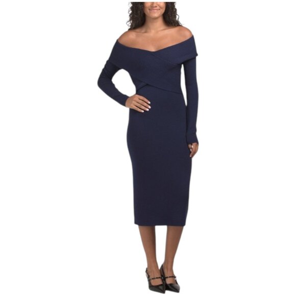 ELIE TAHARI Merino Wool The Rowan Sweater Dress - Picture 1 of 2
